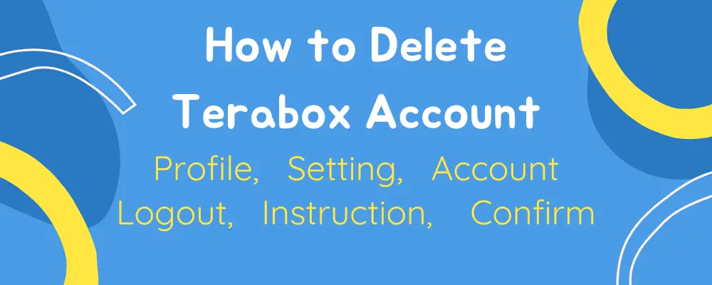 How to Delete Terabox Account